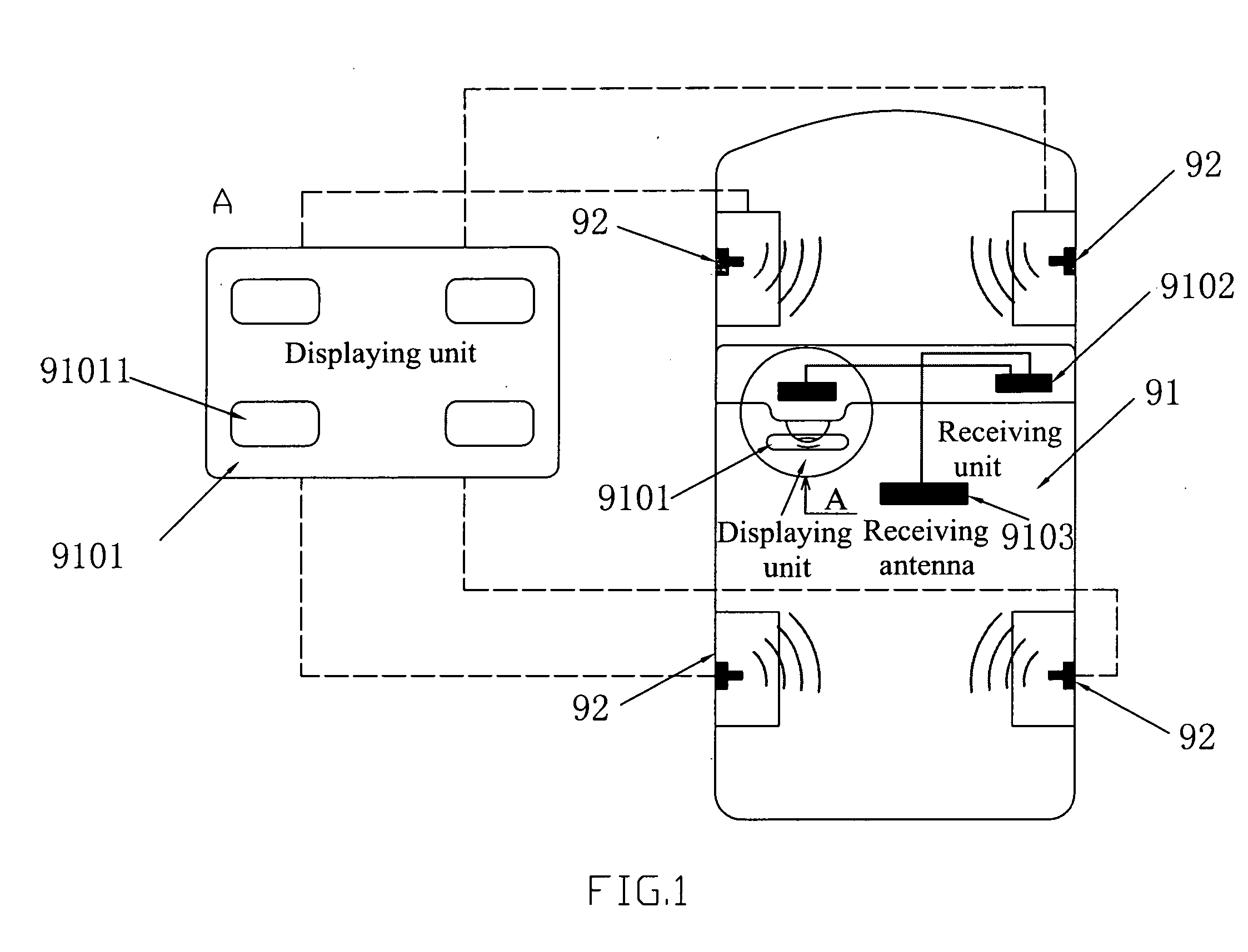 Automobile tire monitoring system and tire identification method