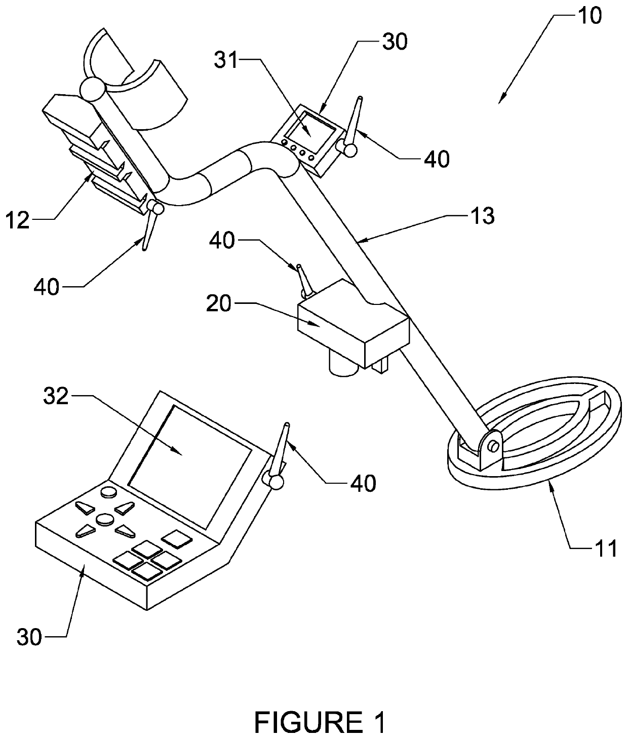 Metal detector capable of visualizing the target shape