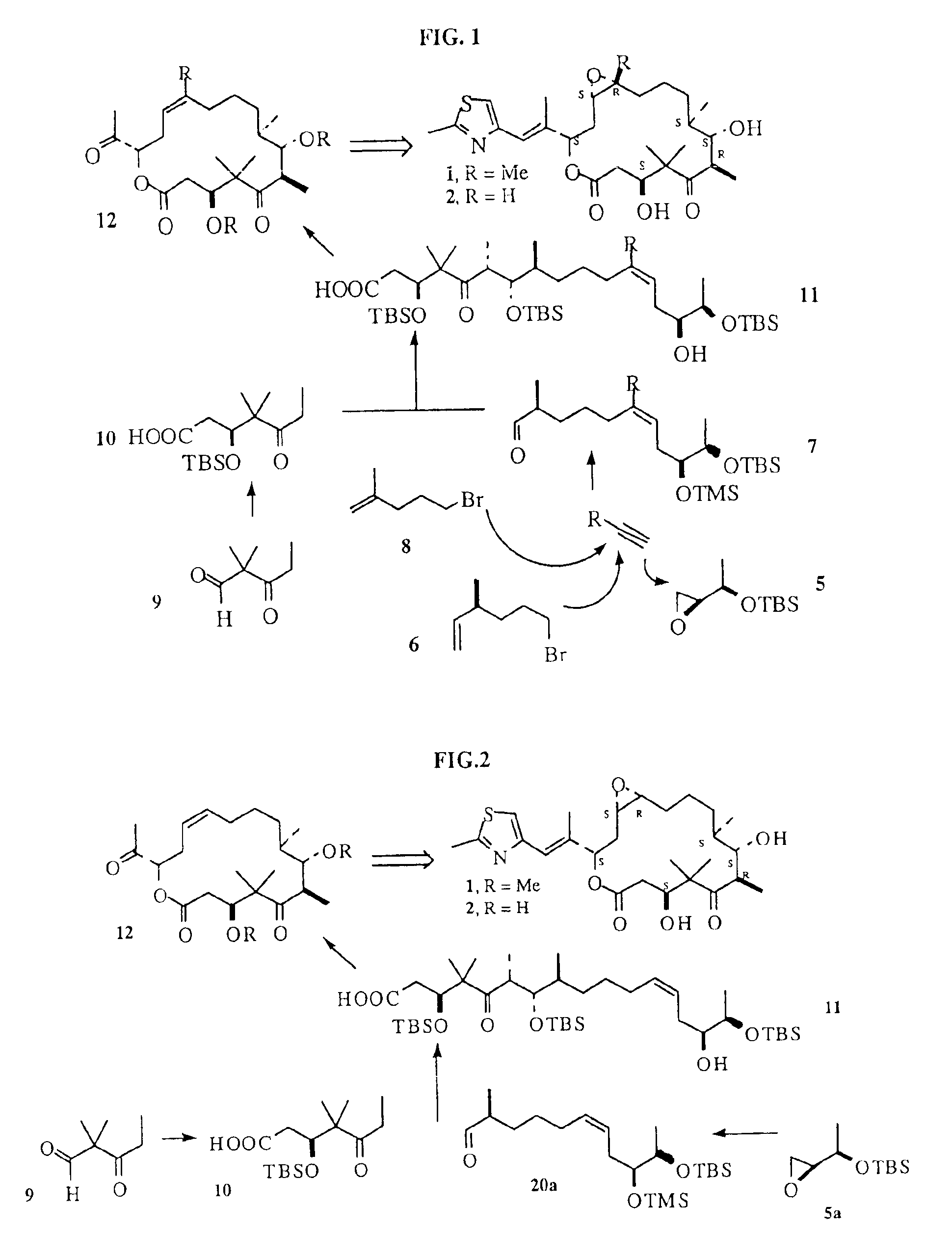 Synthesis of epothilones and related analogs