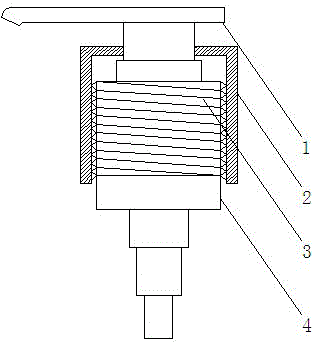 Pressing suction device