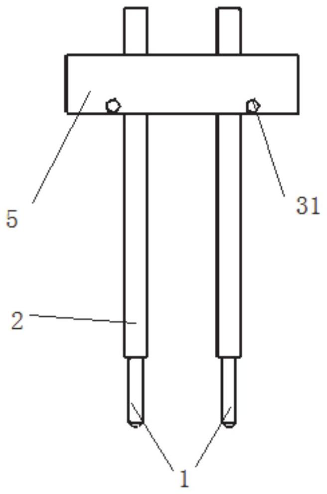 Clamping and fixing device based on robot fracture reduction