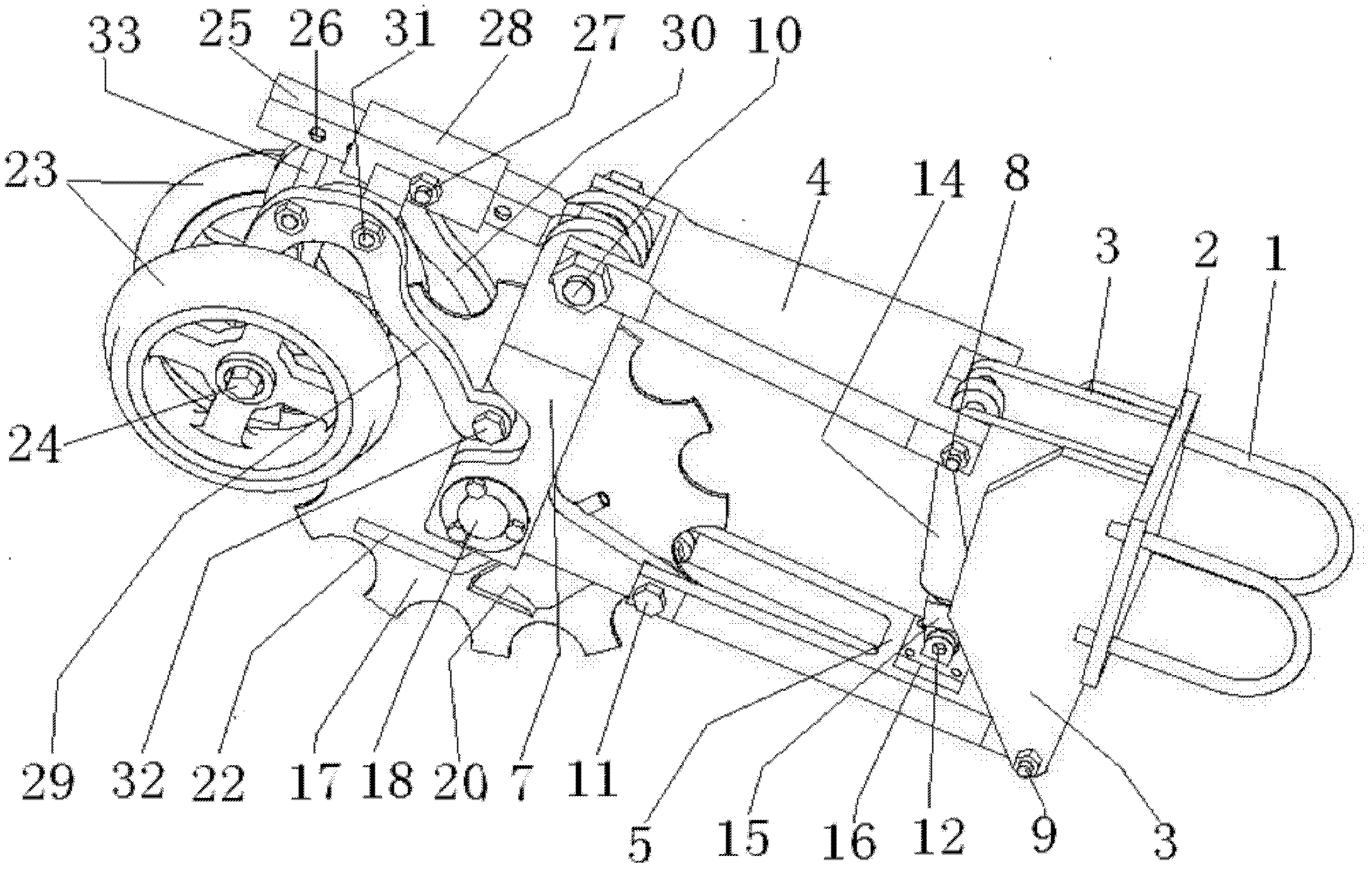 Furrowing and sowing device for separately sowing and applying fertilizer horizontally