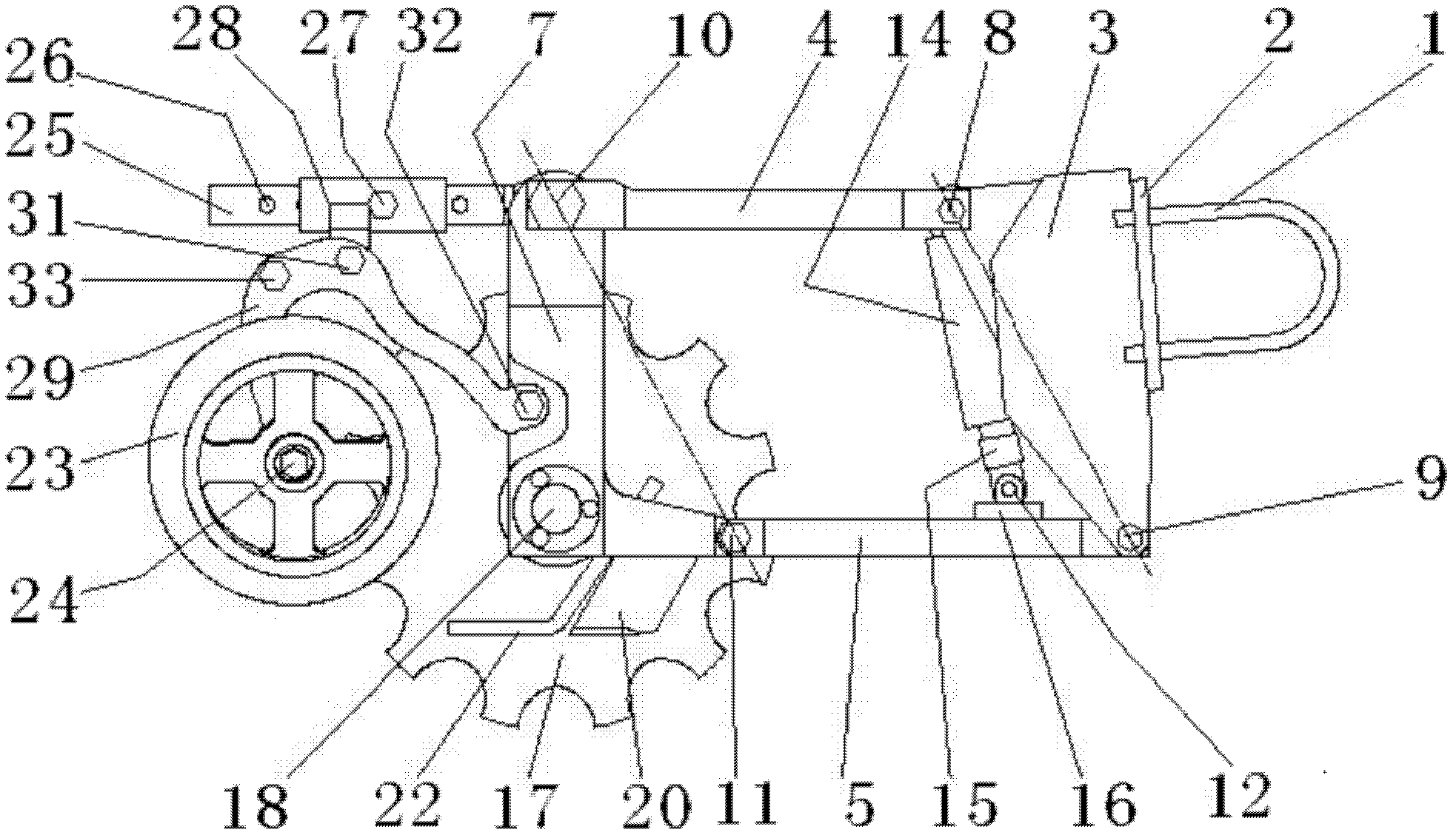 Furrowing and sowing device for separately sowing and applying fertilizer horizontally