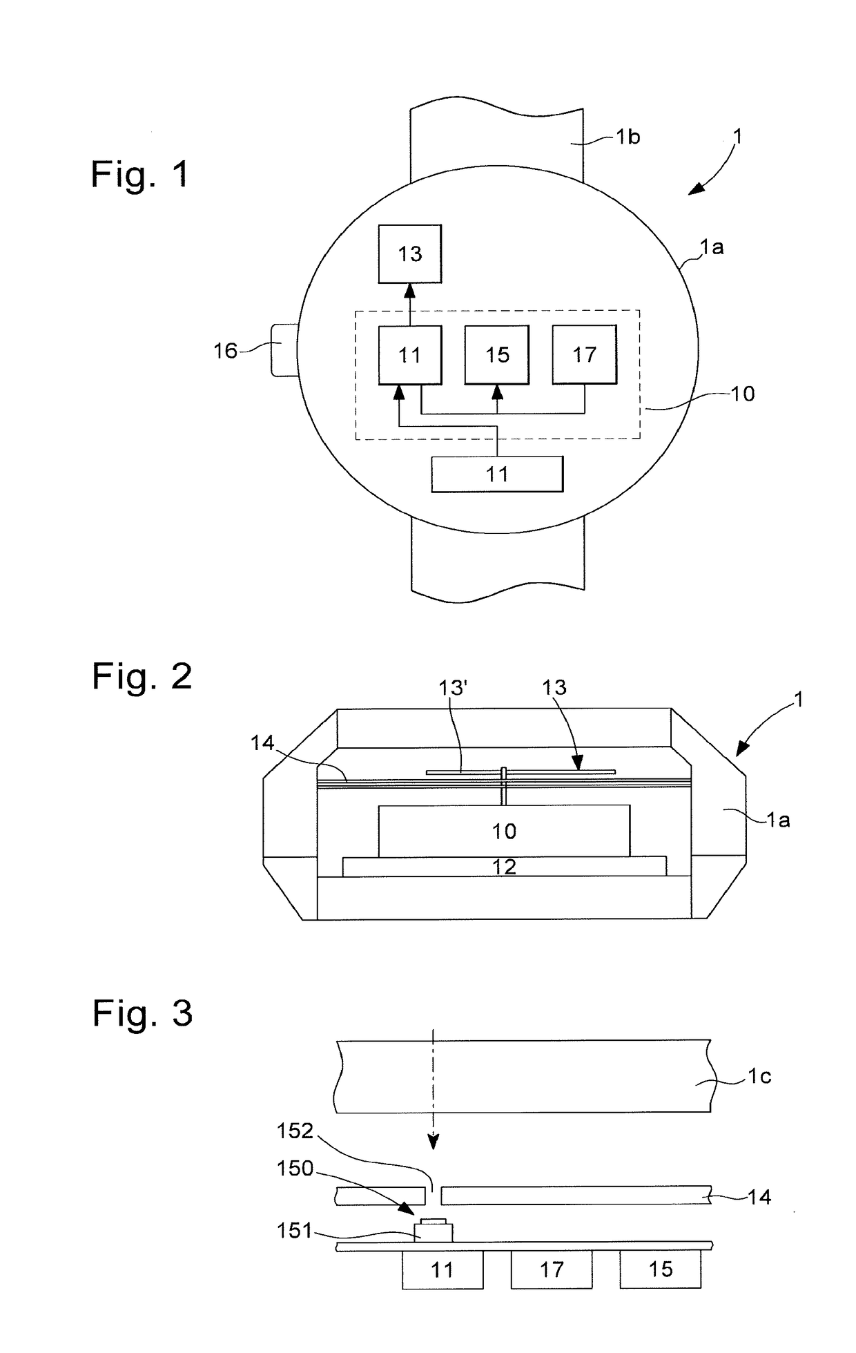 Optical communication device of a wearable object