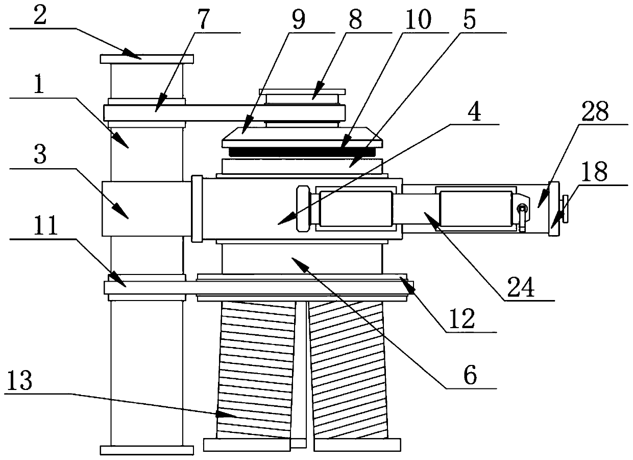 Sealing device for natural gas pipeline