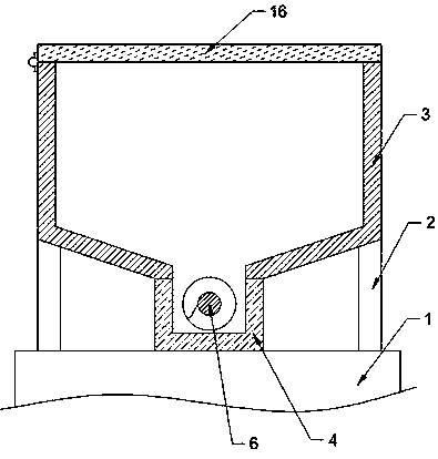 Snowmelt splashing device for highway maintenance