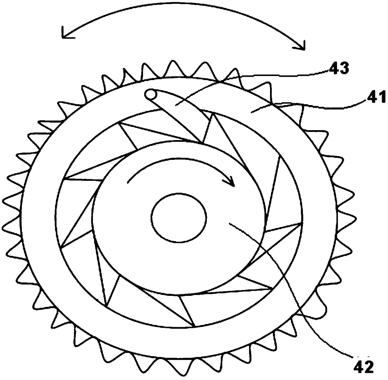 Wave power generation device and control method