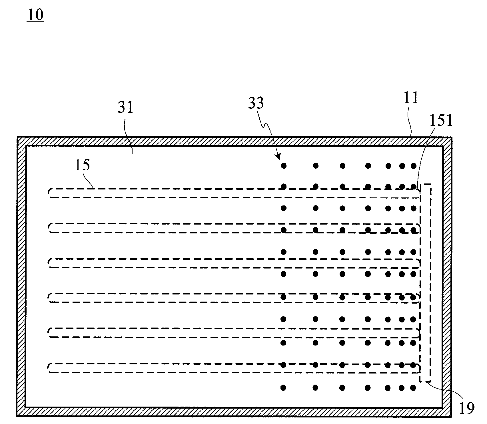 Optical Component Assembly for Use in a Direct Backlight Module