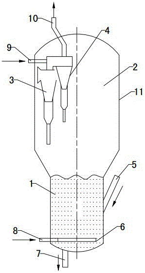 After-burning type regenerator with ultralow nitrous oxide discharging and regeneration technology thereof