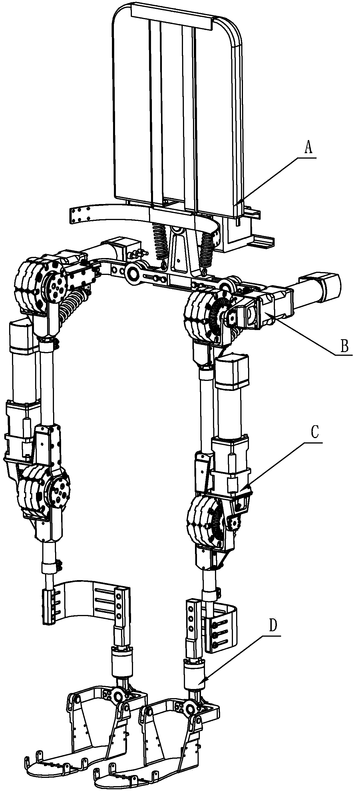 Portable energy-storage type external skeleton assisting robot