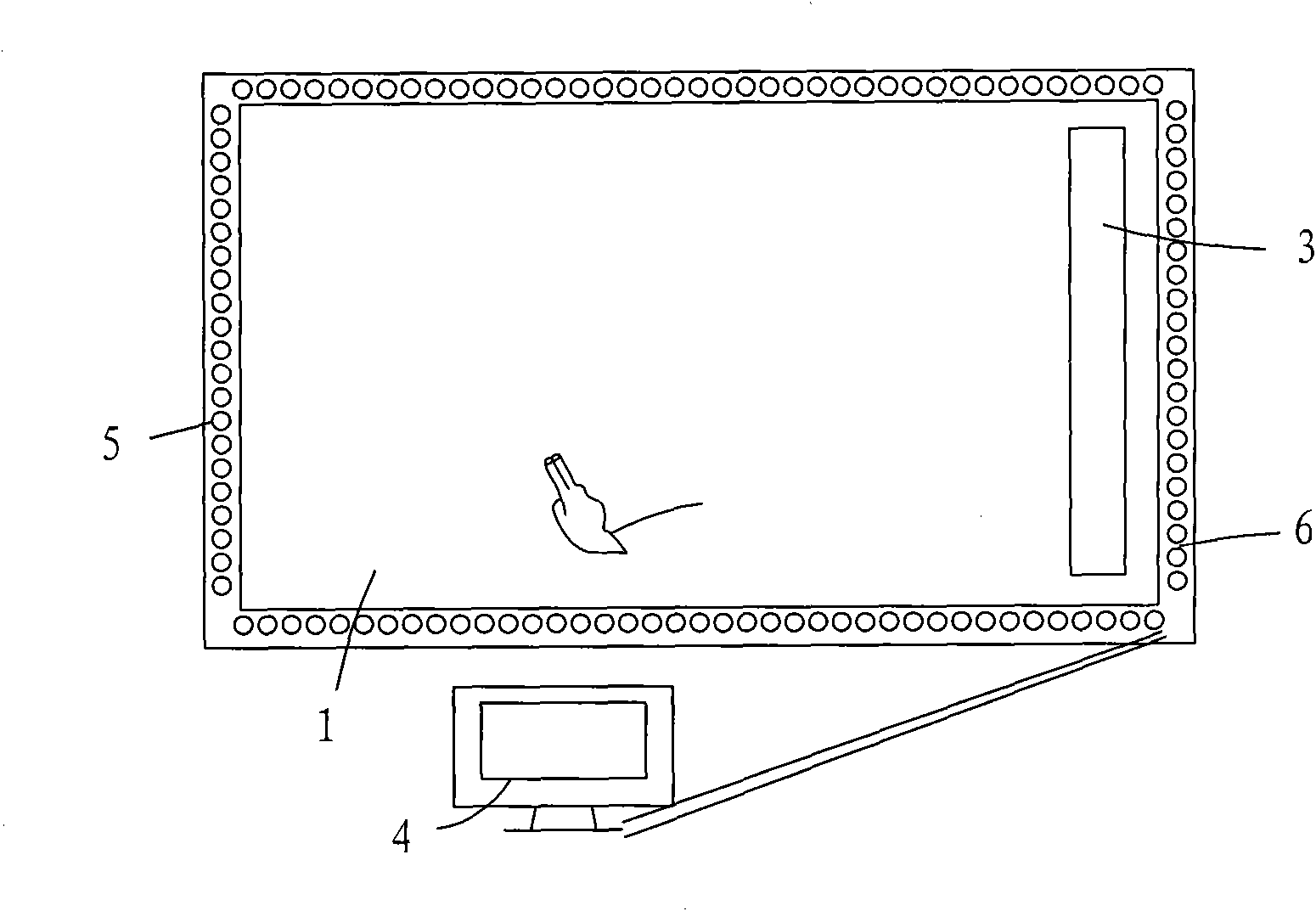 Method for recognizing gesture on infrared induction type electronic whiteboard