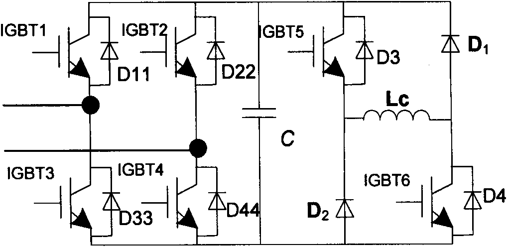 Transformer free inductance energy-storing topological structure