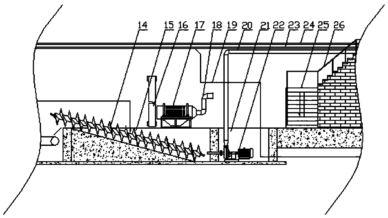 Environmentally friendly treatment system for industrial tail water