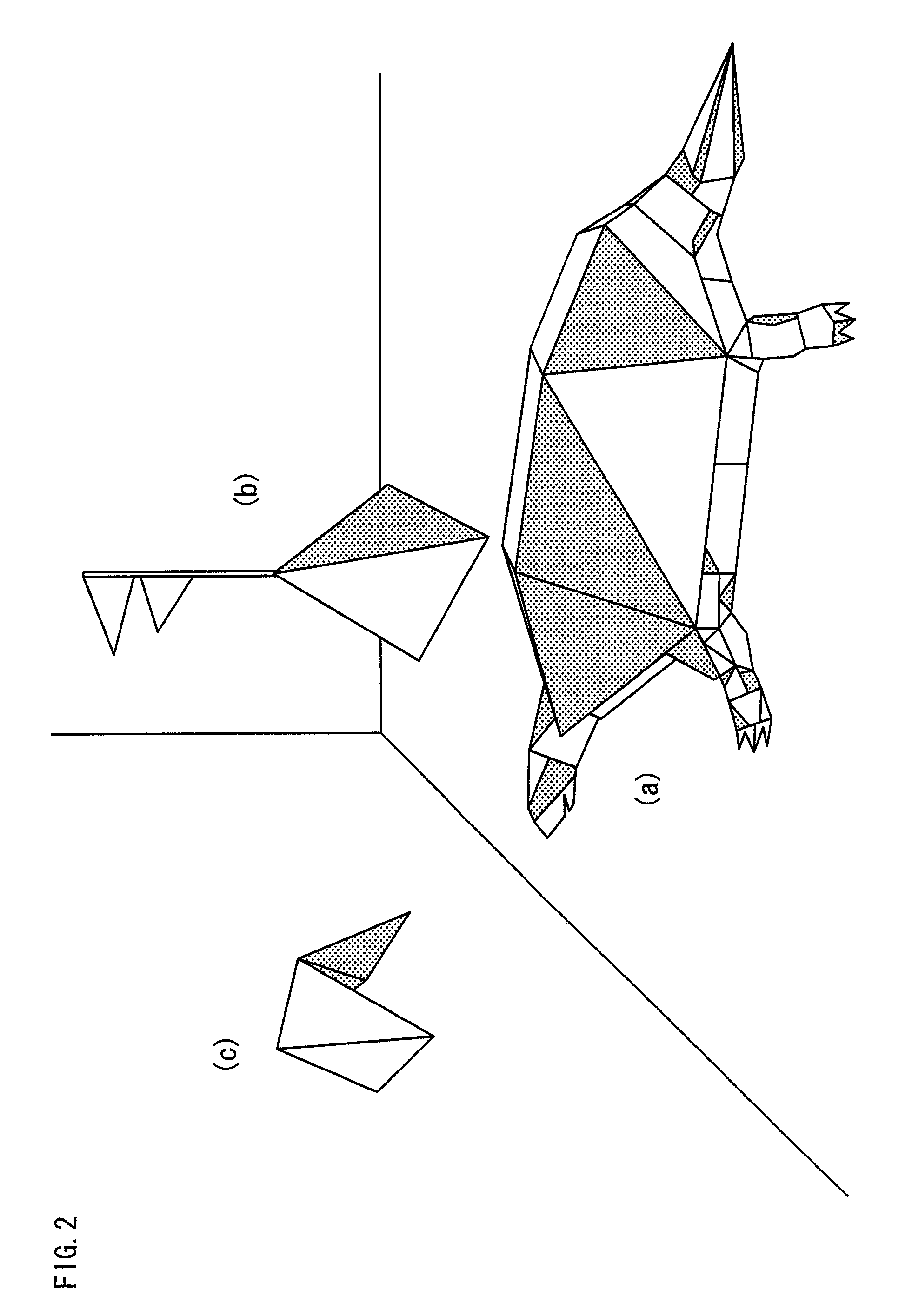 Processing device for processing plurality of polygon meshes, the device including plurality of processors for performing coordinate transformation and gradient calculations and an allocation unit to allocate each polygon to a respective processor