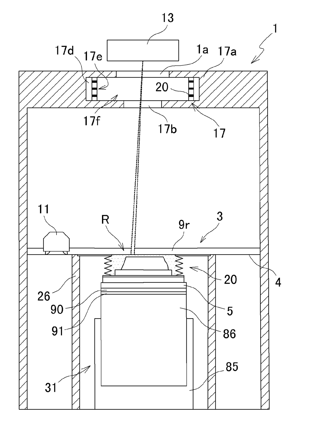 Laminate molding device