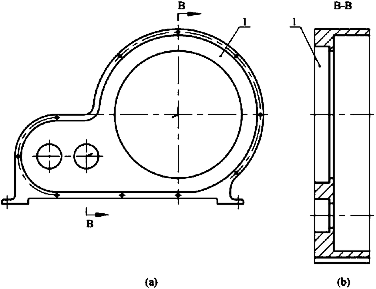 Rotary prism device driven by non-circular gears