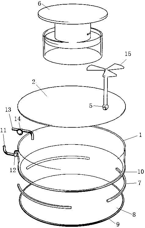 Solidified flatness sampling device for construction engineering