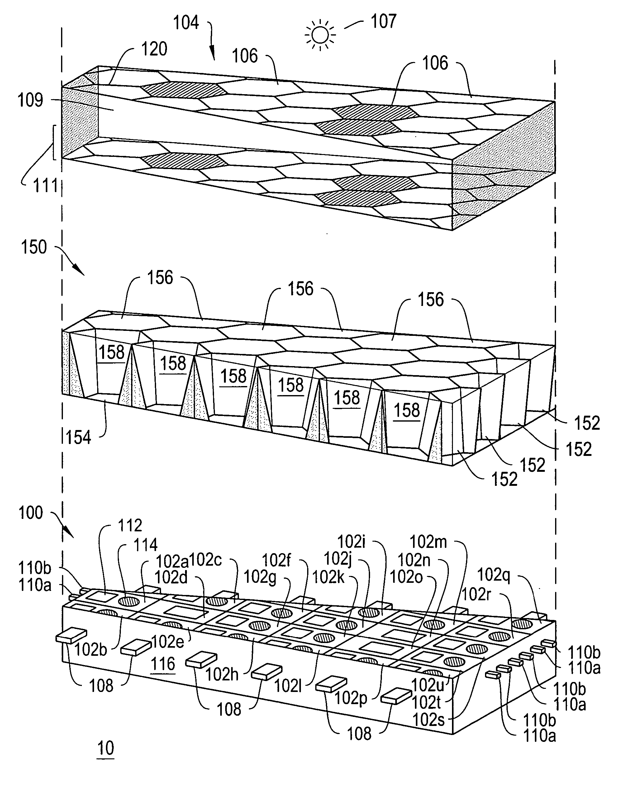 Light concentrating reflective display methods and apparatus