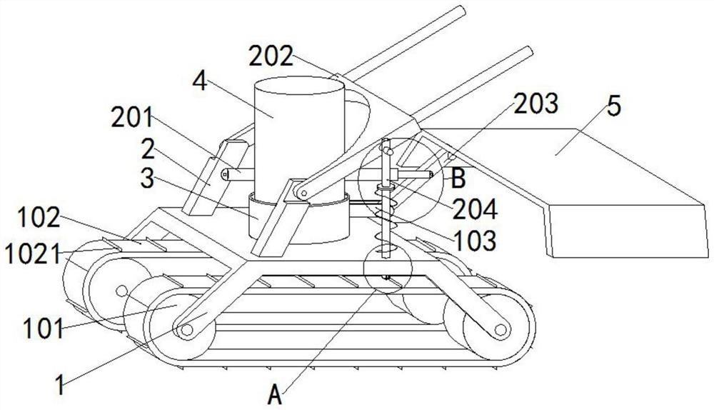 A high-efficiency peanut spreading machine that can be operated by a single person