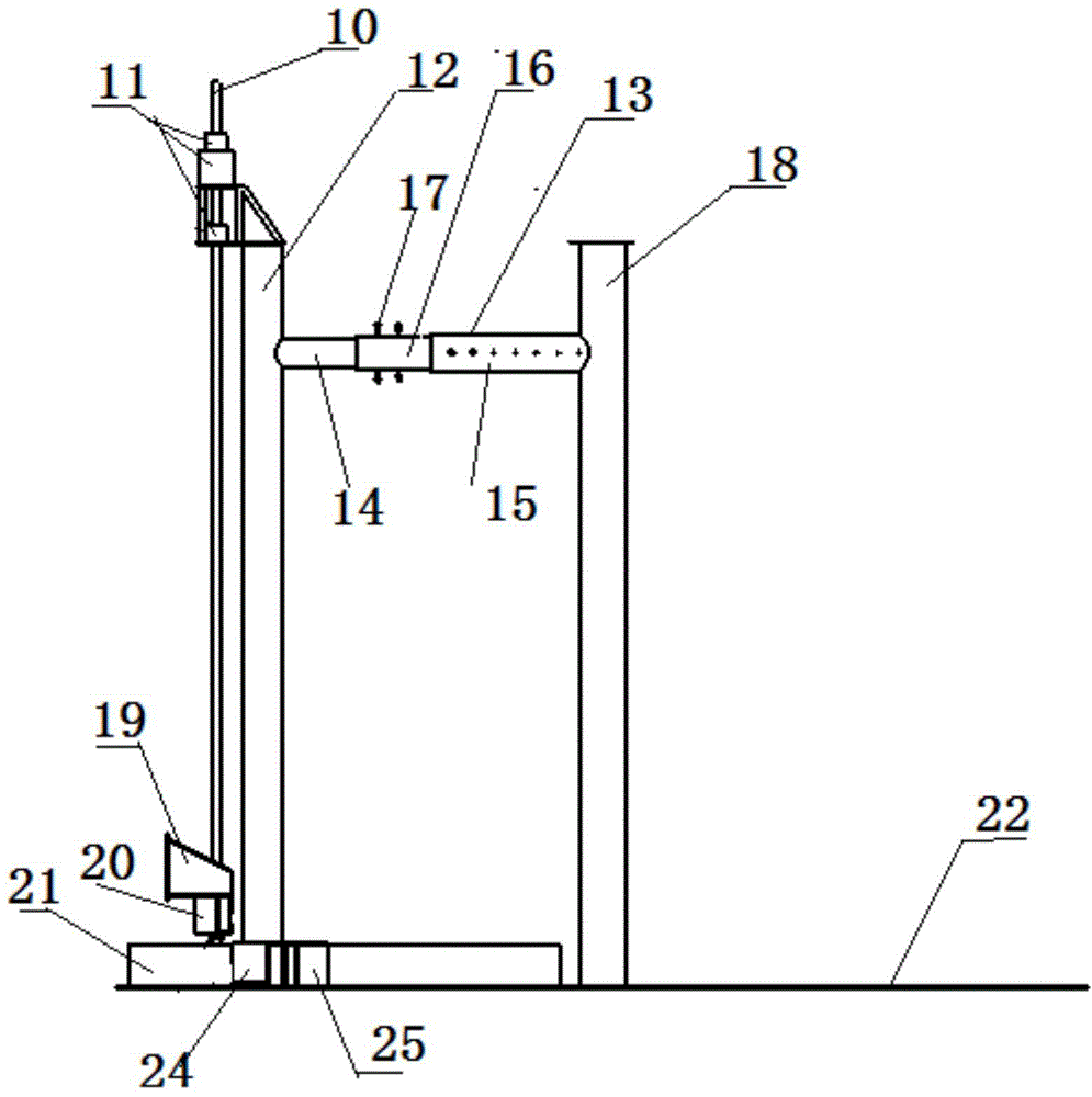 Reversed assembling method of upright cylindrical equipment
