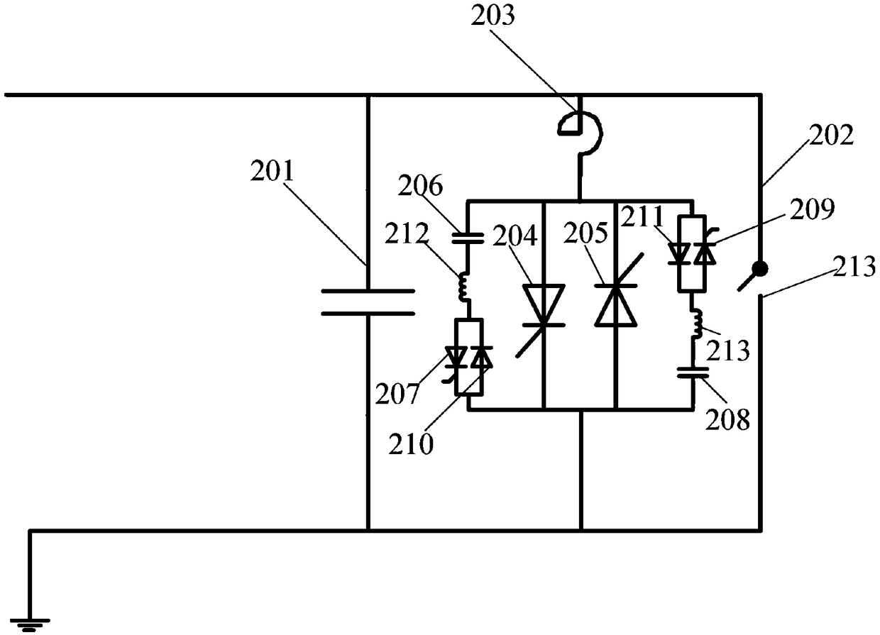 Transformer neutral point blocking device, blocking system and control method thereof