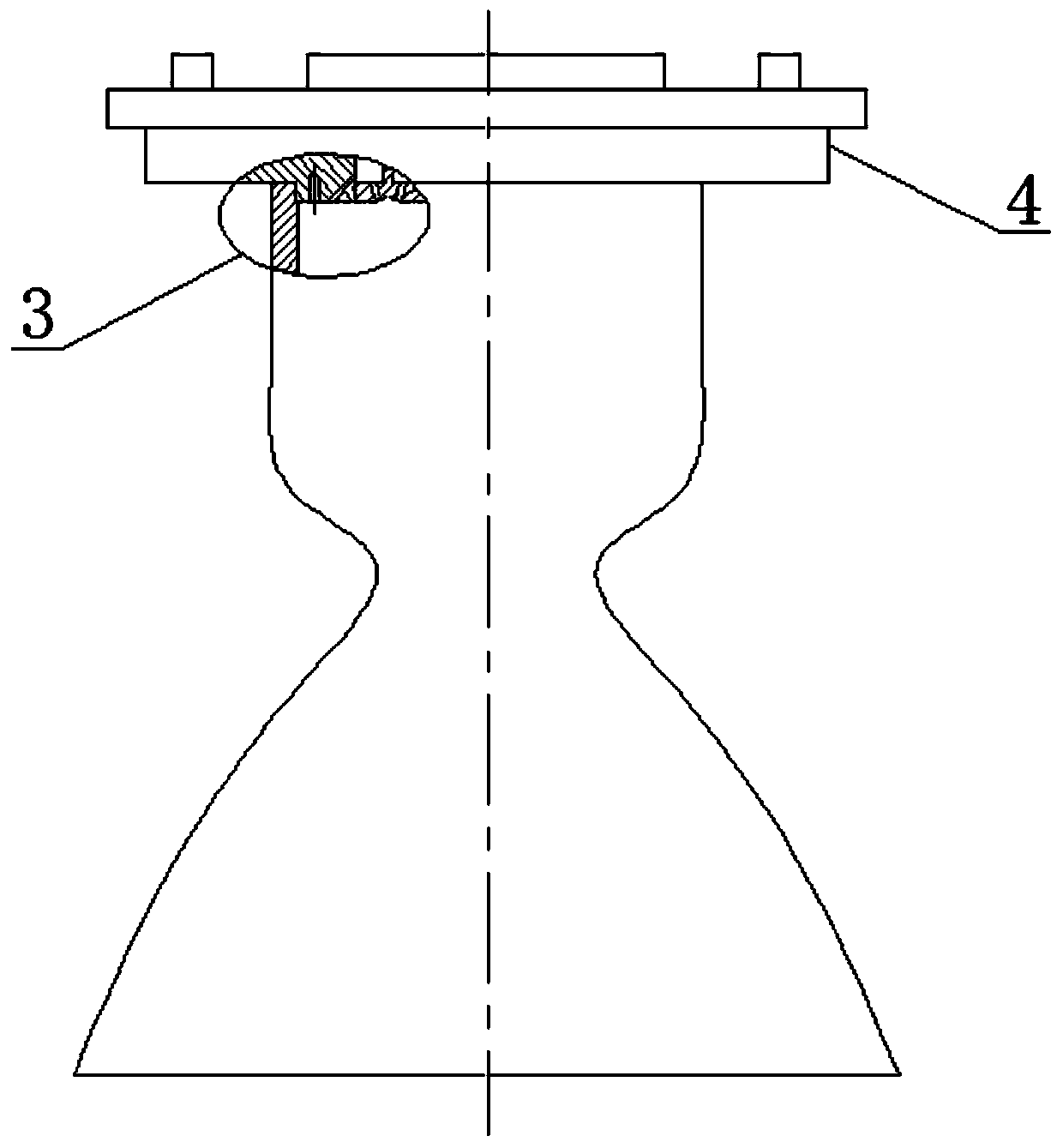 Method for preventing liquid rocket engine injector panel from being ablated by high-temperature fuel gas