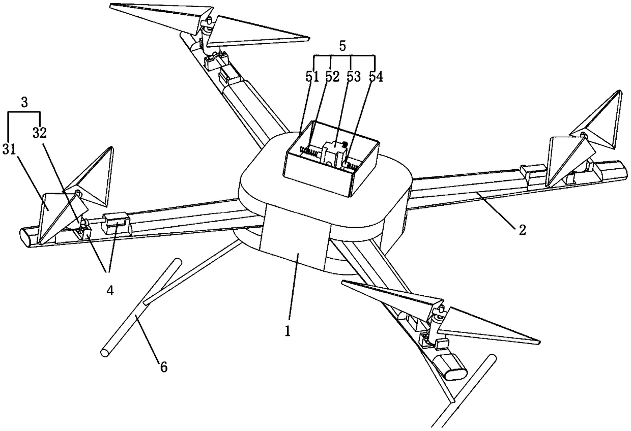A wind-resistant unmanned aerial vehicle with wind direction identification function
