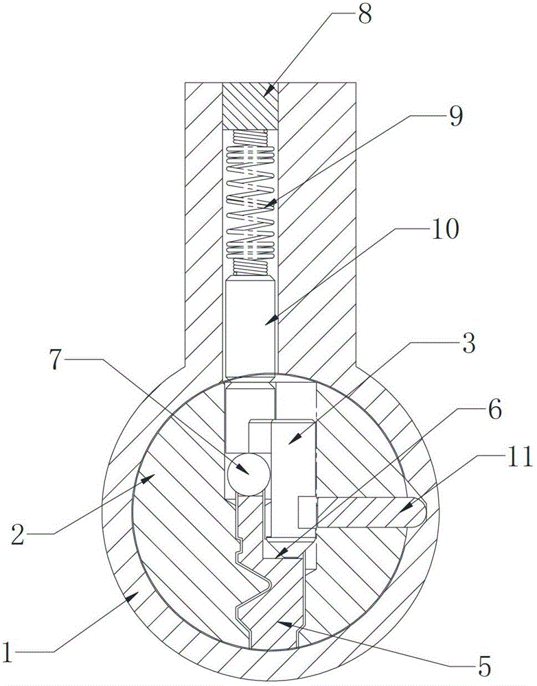 A precision anti-theft safety lock cylinder