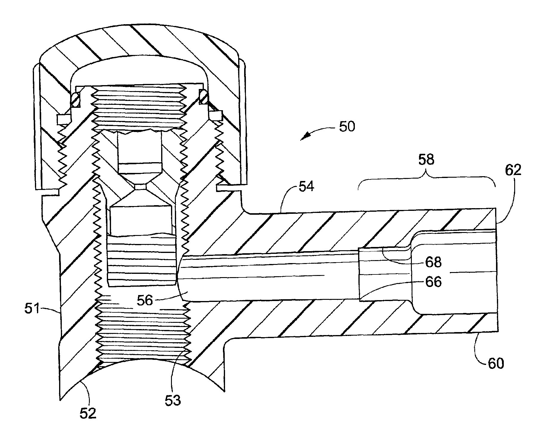 Structure for converting a mechanical joint to a fusion joint
