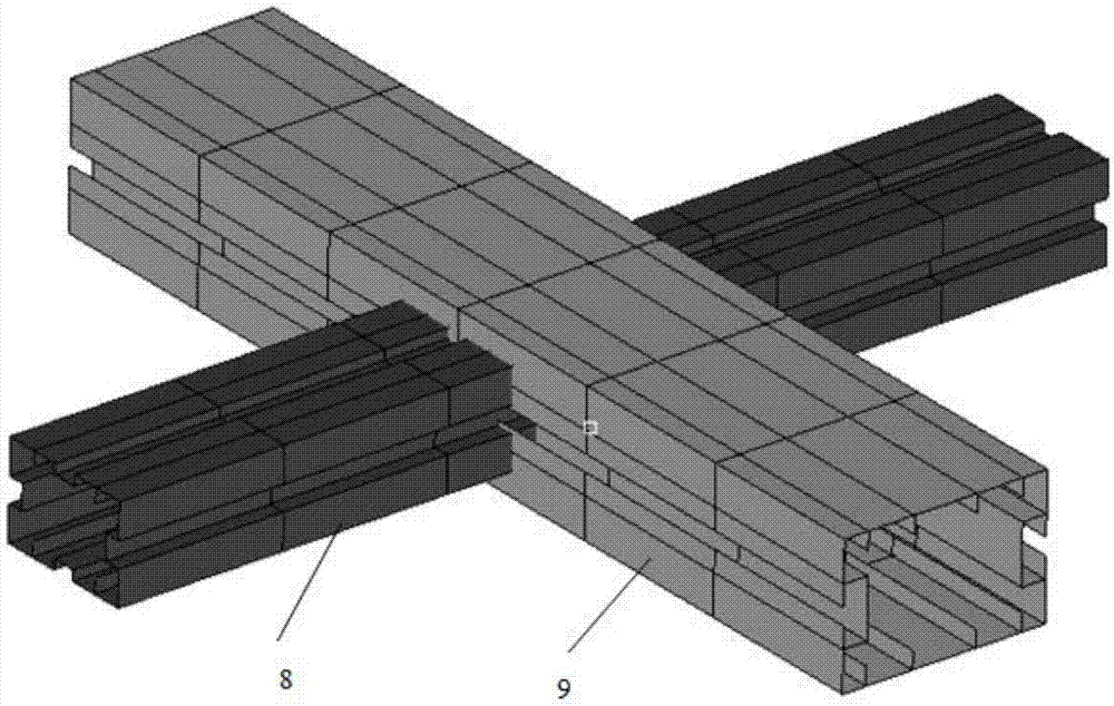 Efficient CAE simulation optimal analysis method for aluminium alloy mortise-and-tenon joint structure