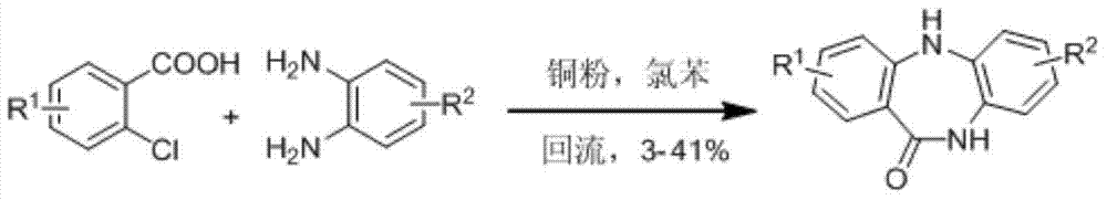 Synthetic method for dibenzepin derivative