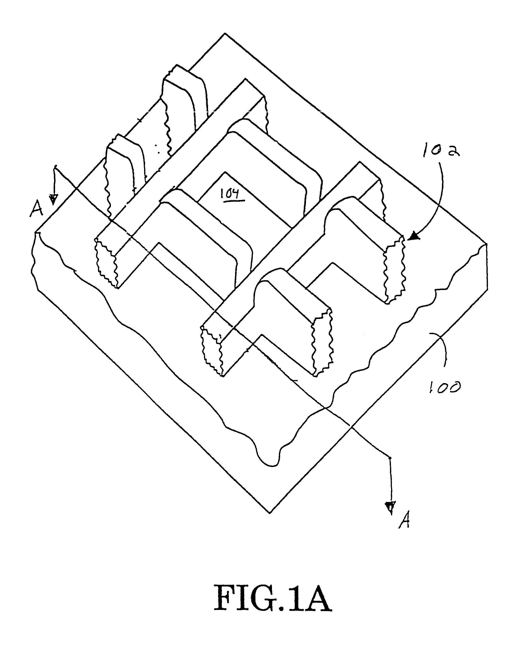 Protected substrate structure for a field emission display device