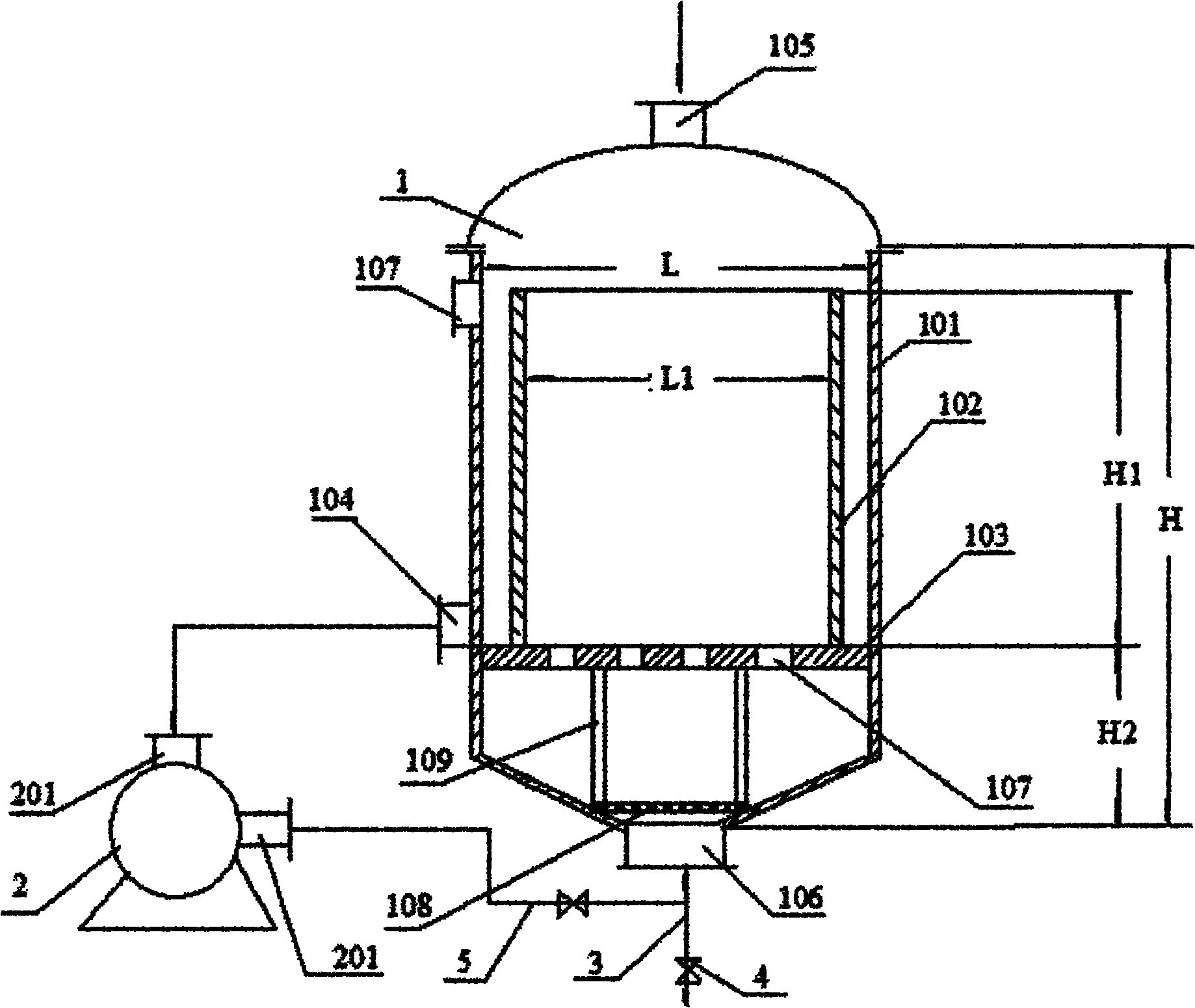 Method for preparing ferrous nitrate solution by adopting liquid-solid phase moving bed reaction device