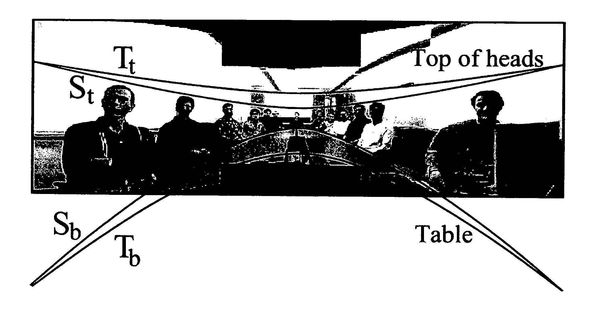 User interface for a system and method for head size equalization in 360 degree panoramic images