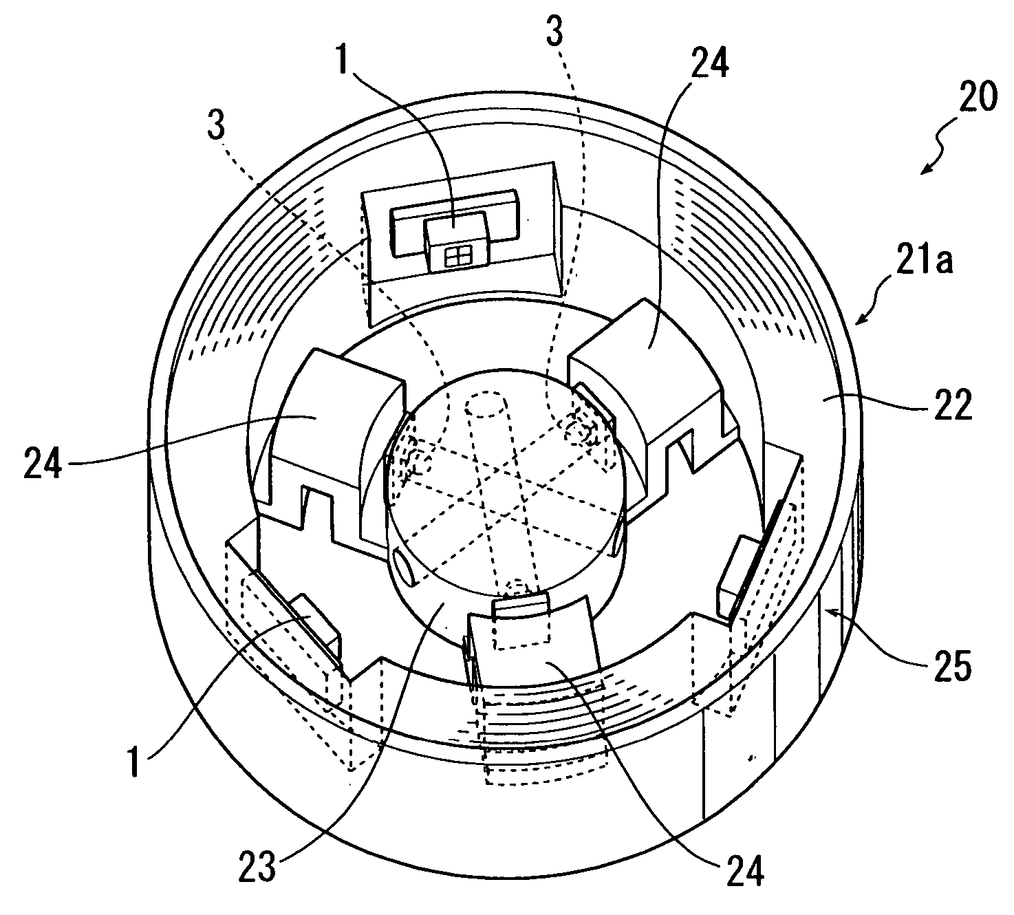 External force detecting device