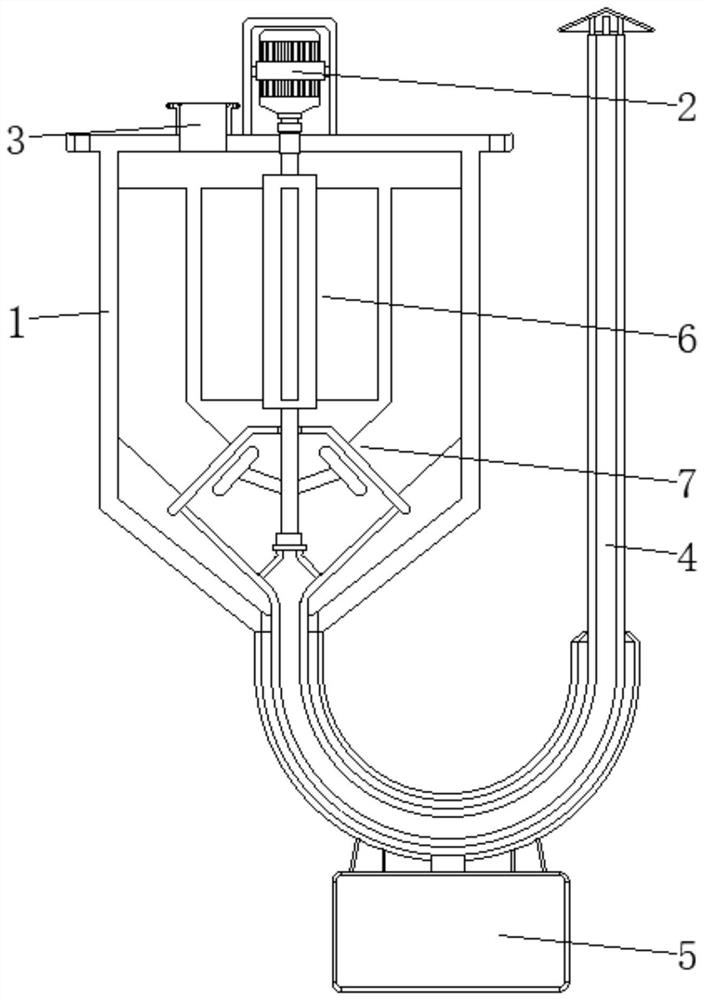 Centrifugal gas multi-stage filtering device