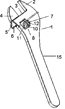 Adjustable wrenching device