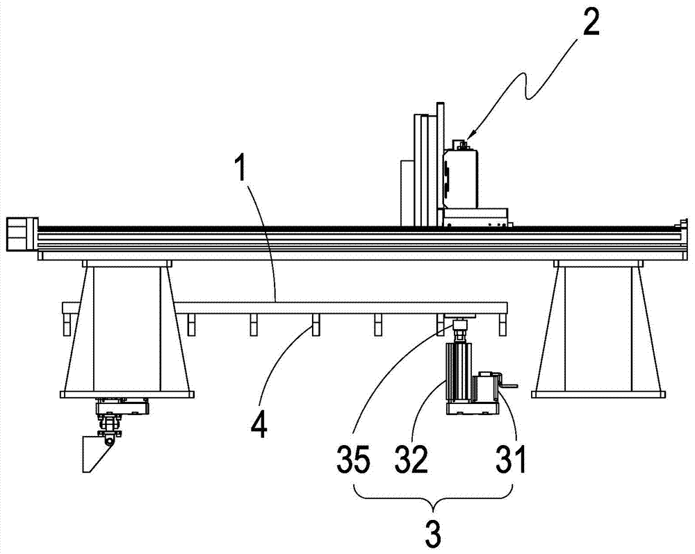 Automatic horizontal correcting device for platform