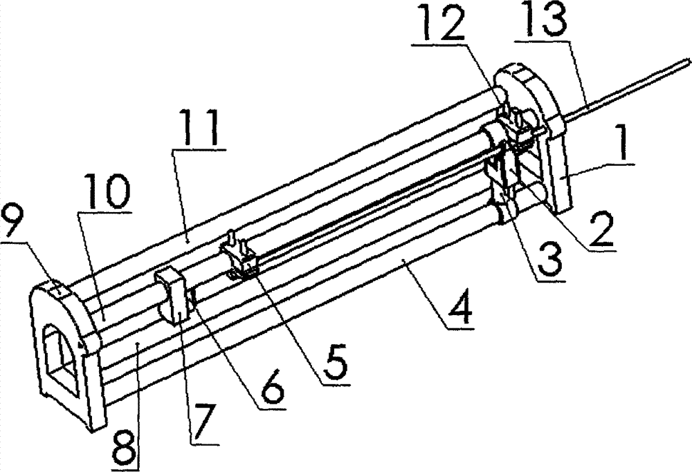 Pneumatic rope cutting machine