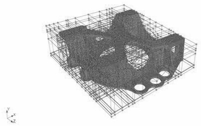 Optimal design method for main frame of wind turbine generator based on deformation technology