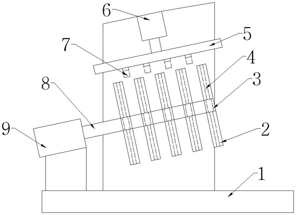 Energy-saving and environment-friendly aggregate centralized feeding system