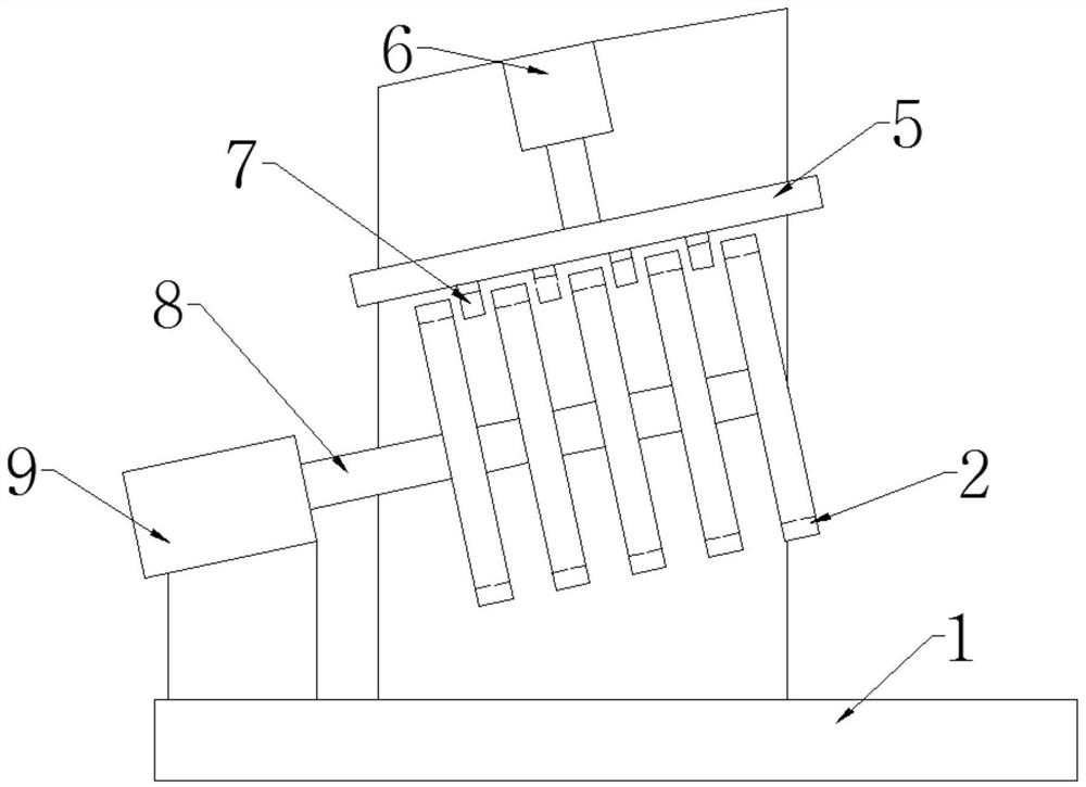 Energy-saving and environment-friendly aggregate centralized feeding system