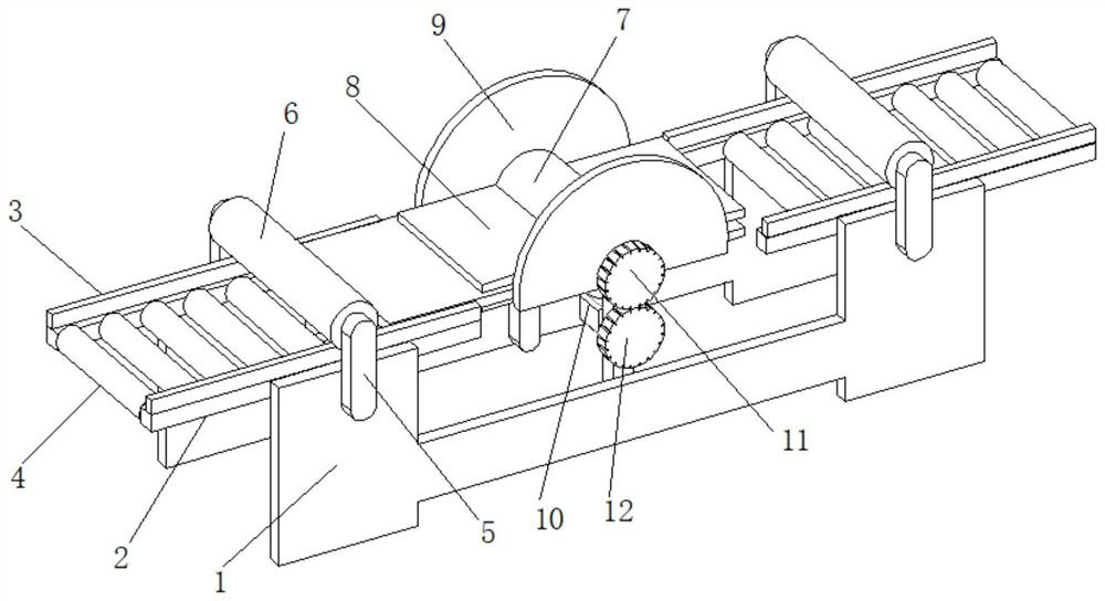 Plate turning over and polishing device for plate processing