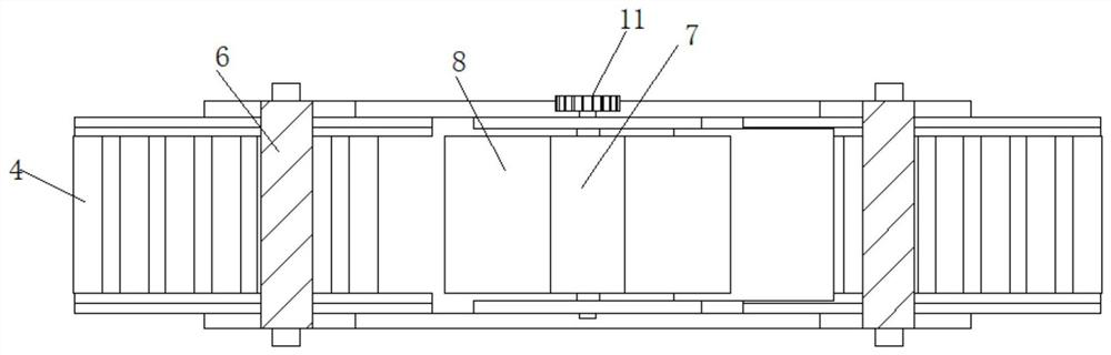 Plate turning over and polishing device for plate processing