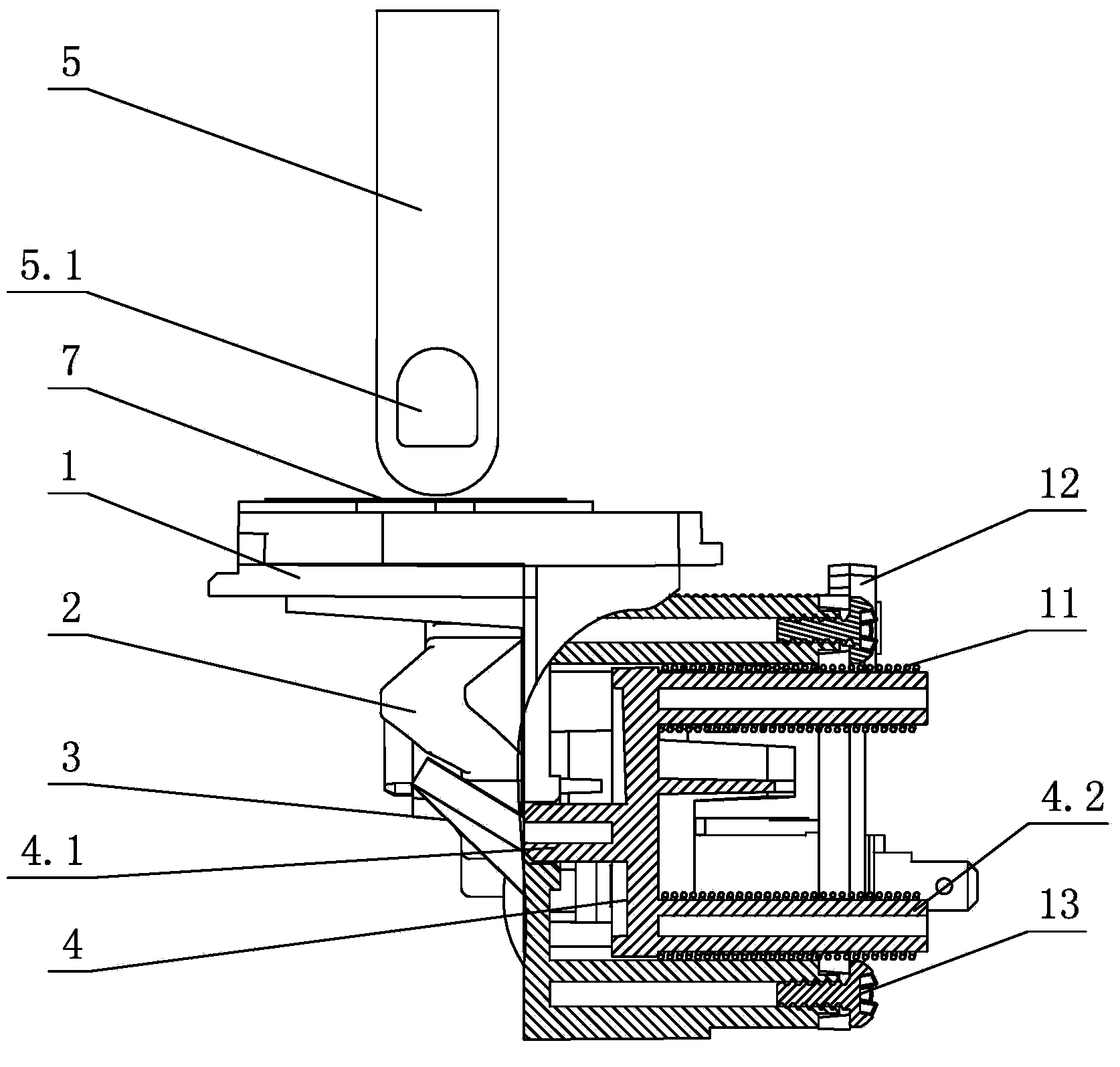 Household appliance switch bracket with self-locking device