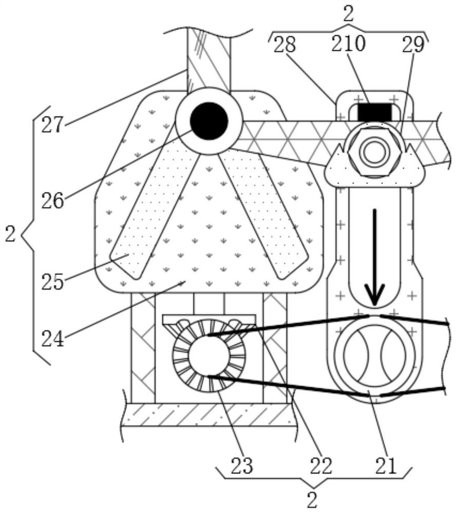 Adjustable bending device for coil packaging material