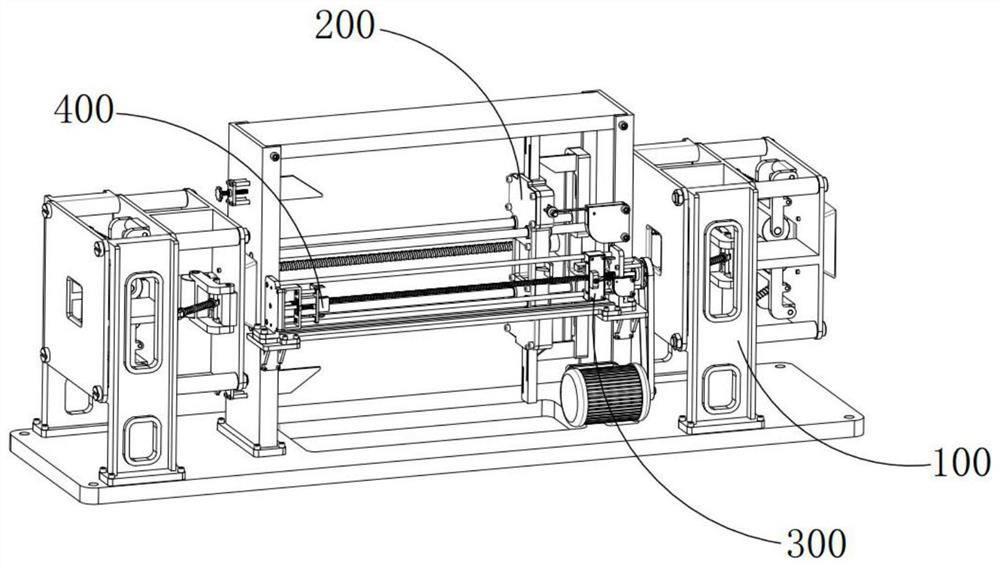 Fixed-length intermittent advance processing technology of construction steel pipe