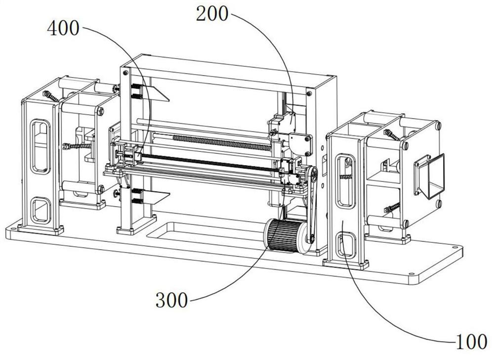 Fixed-length intermittent advance processing technology of construction steel pipe