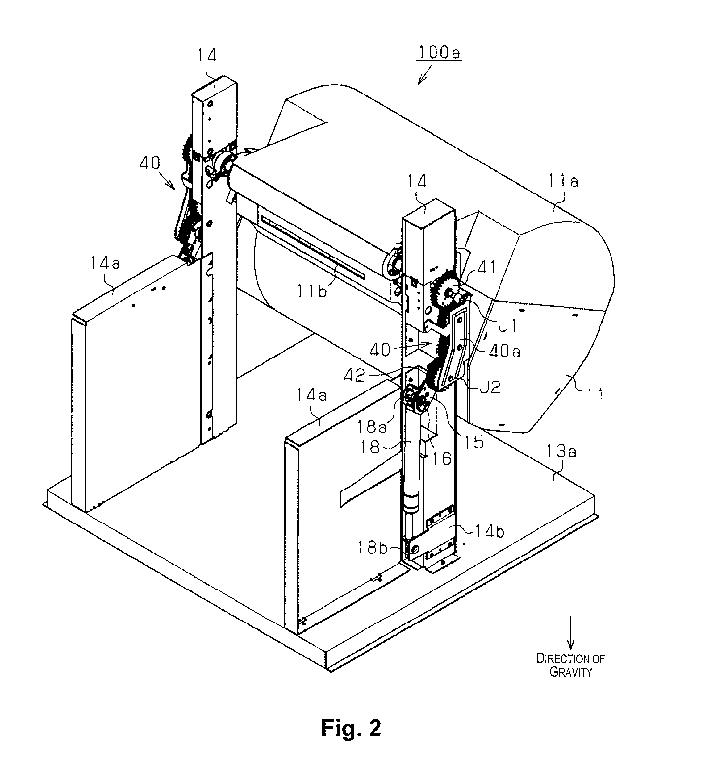 Rolled medium accommodation device and liquid ejection device