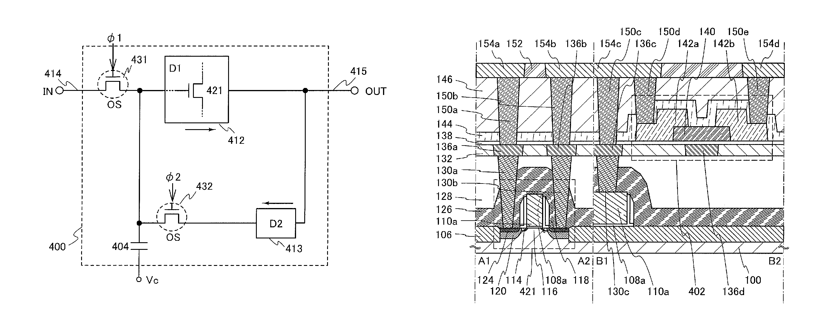 Non-volatile latch circuit and logic circuit, and semiconductor device using the same